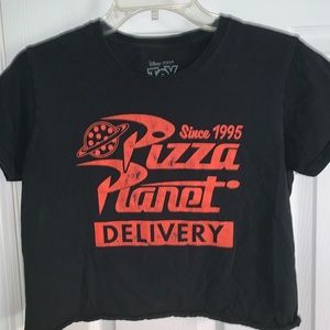 a disney/pixar shirt. from the movie toy story!